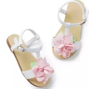 Janie and Jack Flowered Sandal